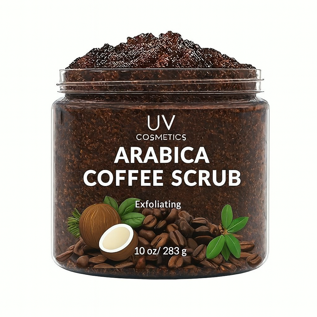 UV Arabica Coffee Scrub – Exfoliating Body & Face Scrub