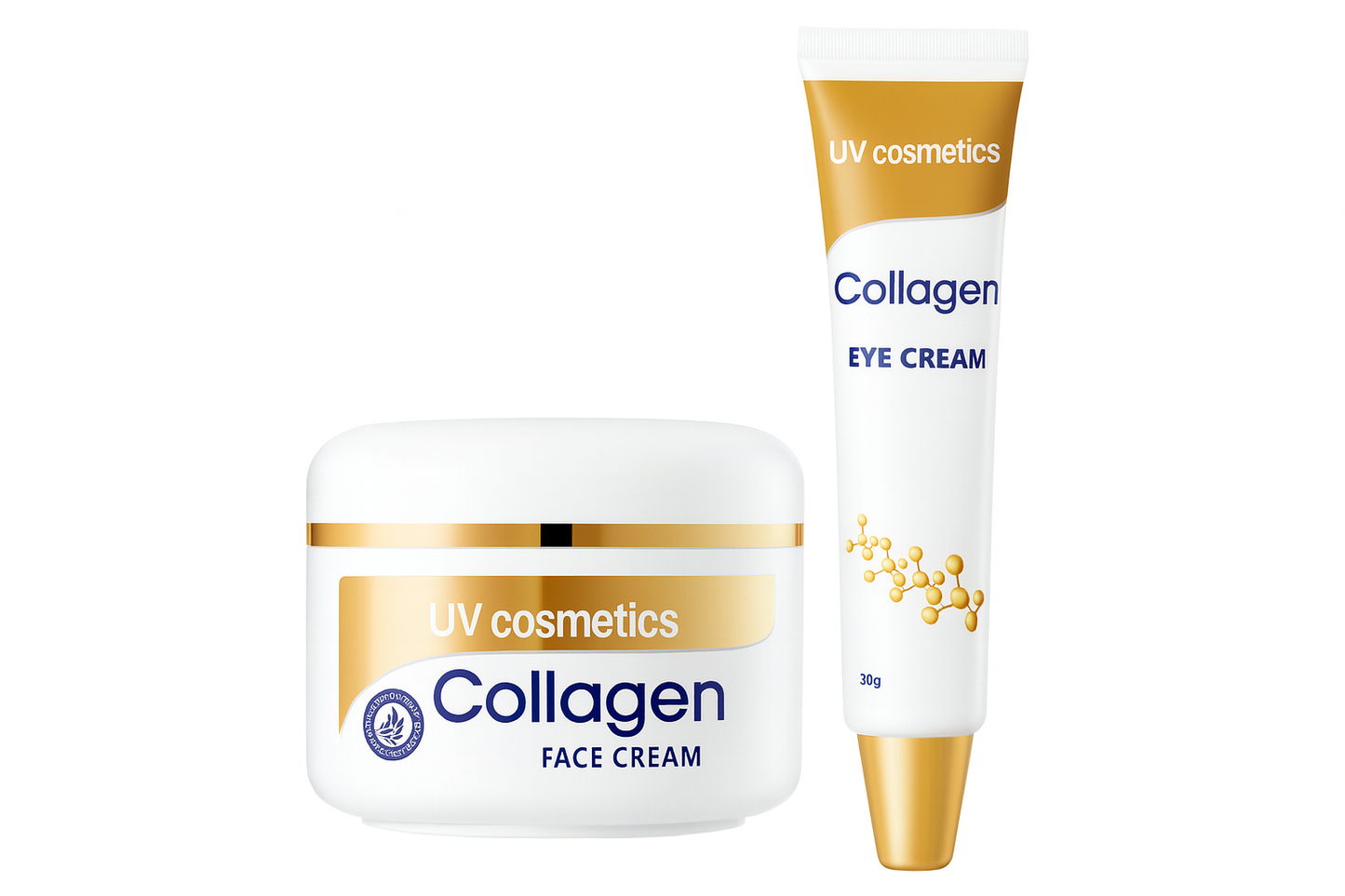 UV Collagen Face & Eye Cream Set