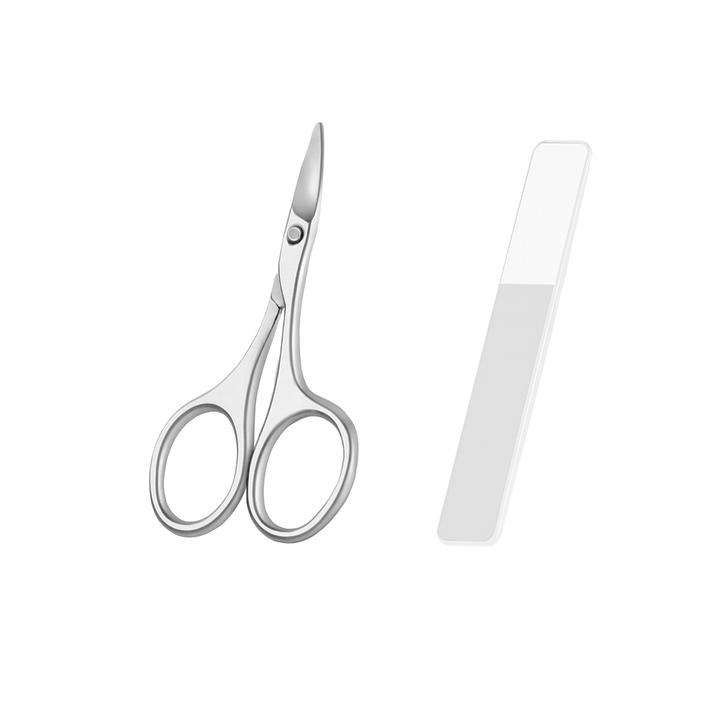 UV Cosmetics Baby Nail Scissors & File Set – Safe Grooming for Infants & Toddlers
