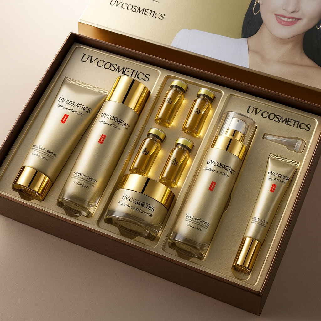 UV Cosmetics – Ultimate Gold Renewal Skincare Set