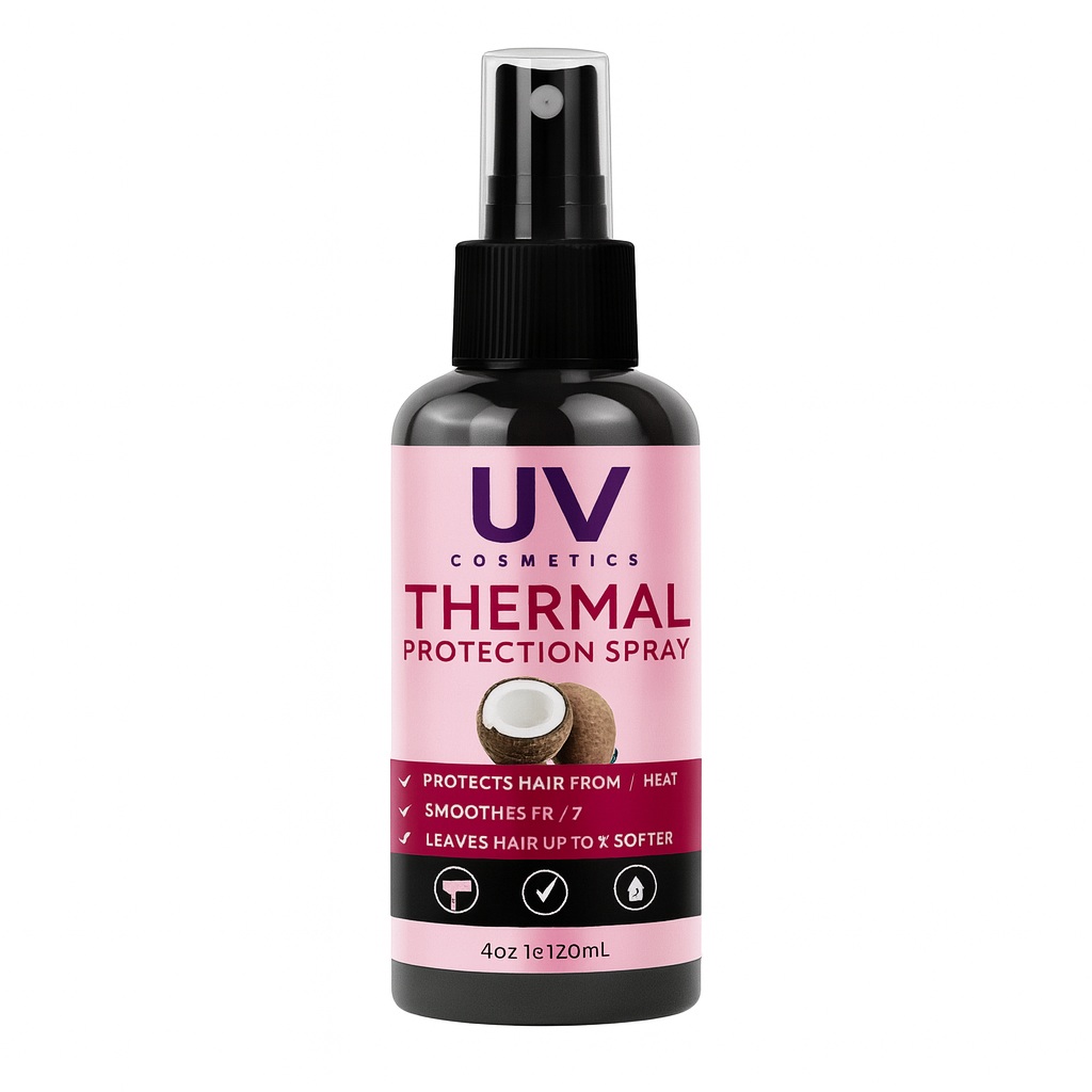 UV Cosmetics Thermal Protection Spray – Heat Shield for Healthy, Smooth Hair
