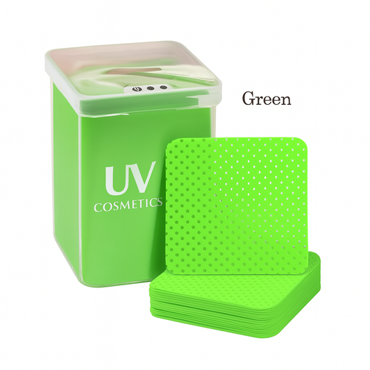 UV Cosmetics Storage Box with Perforated Pads – Purple