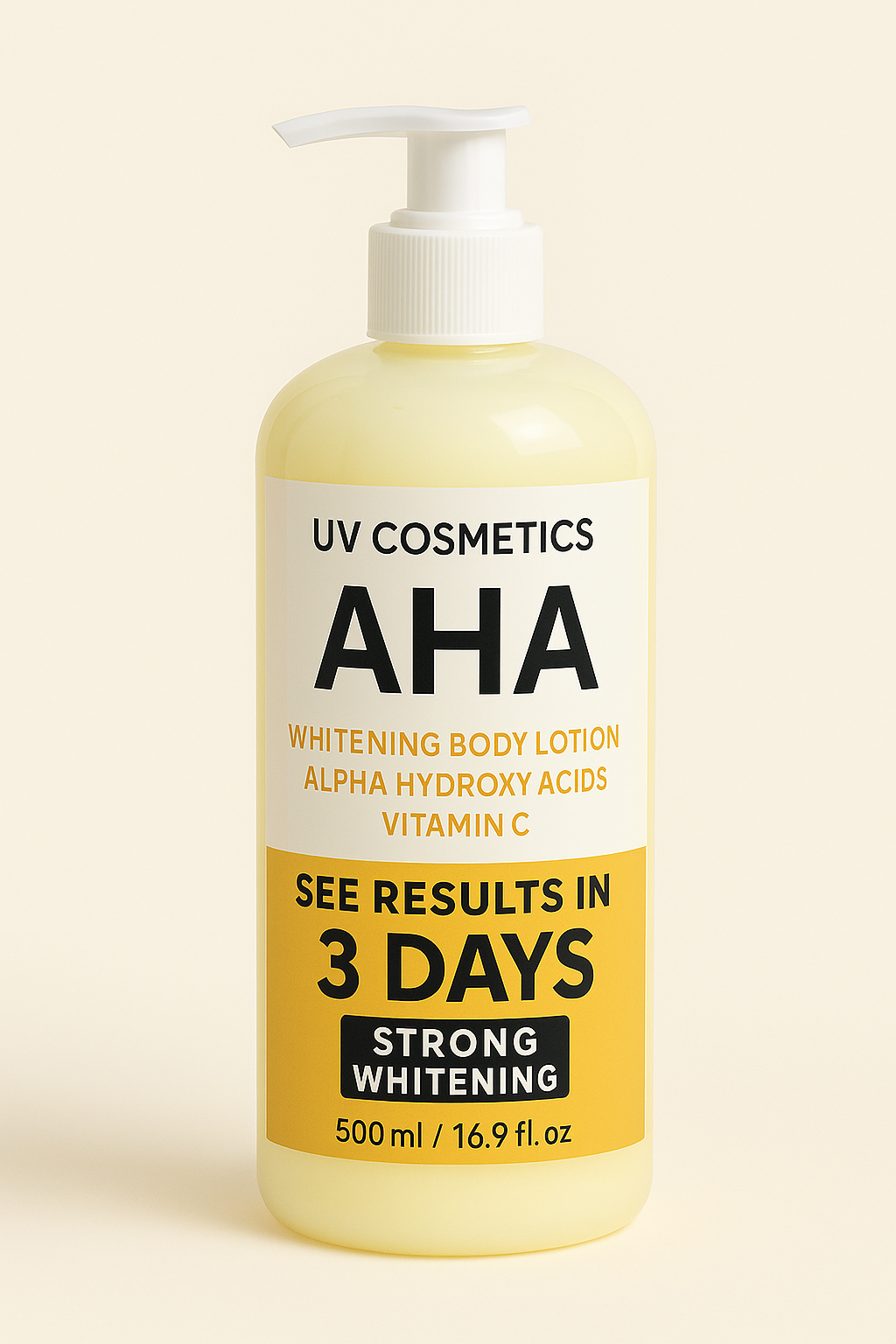 UV AHA Whitening Body Lotion – 500ml
