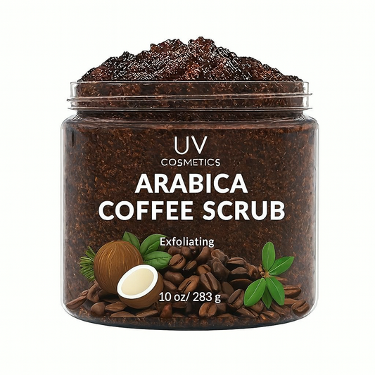 UV Arabica Coffee Scrub – Exfoliating Body & Face Scrub