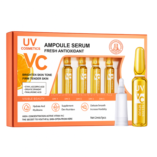 UV Cosmetics Vitamin C Ampoule Serum – Brightening & Antioxidant Care
