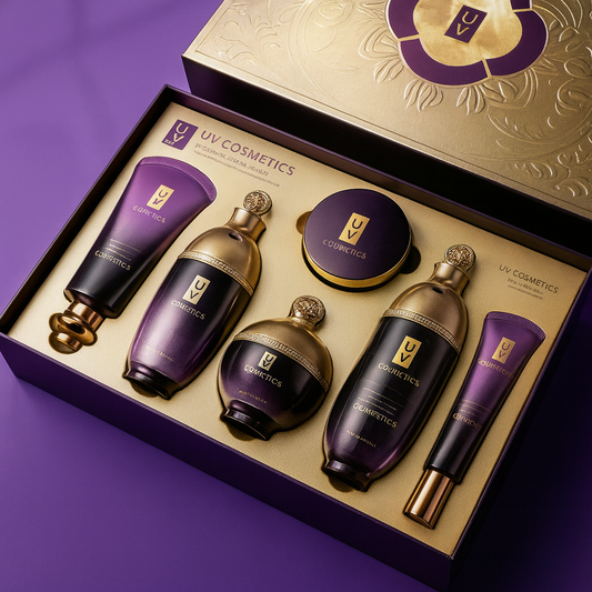 UV Cosmetics – Luxury Complete Skincare Set (6-Piece Collection)