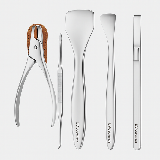 UV Cosmetics Professional Pedicure Tool Set – 5-Piece Stainless Steel Kit