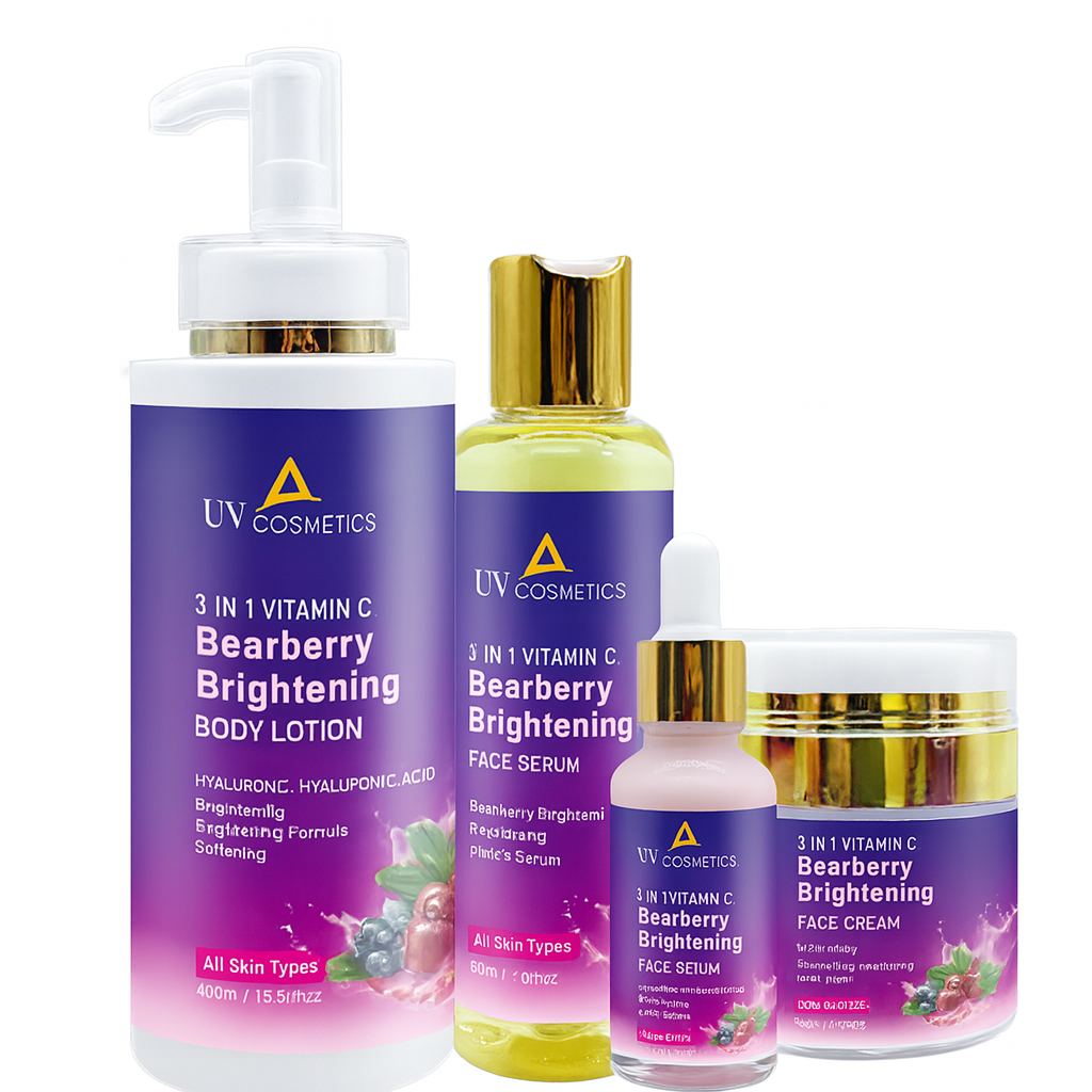 UV COSMETICS 3 IN 1 Vitamin C Bearberry Brightening Set