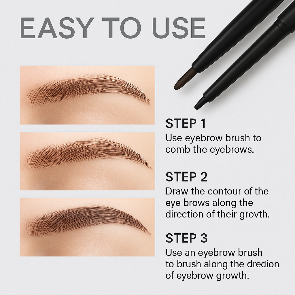 UV COSMETICS 5-Pack Waterproof & Smudge-Resistant Eyeliner Pencils – Black