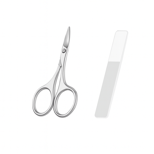 UV Cosmetics Baby Nail Scissors & File Set – Safe Grooming for Infants & Toddlers