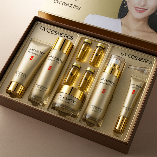 UV Cosmetics – Ultimate Gold Renewal Skincare Set