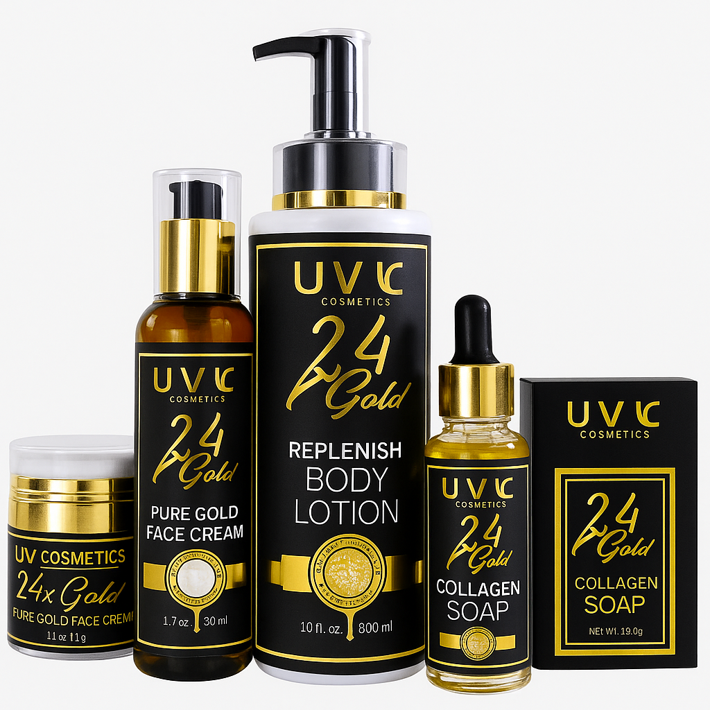 UV Cosmetics – 24K Gold Skincare Set