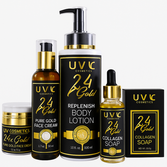 UV Cosmetics – 24K Gold Skincare Set