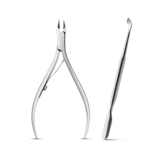 UV Cosmetics Professional Nail Nipper & Cuticle Pusher Set