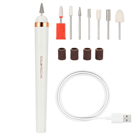 UV Cosmetics Electric Nail Drill Set – Portable Manicure & Pedicure Tool with Accessories