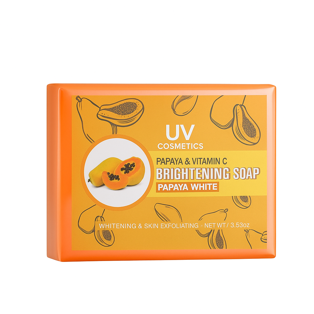 UV Papaya & Vitamin C Brightening Soap – Papaya White