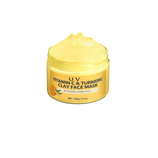 UV COSMETICS Vitamin C & Turmeric Clay Face Mask – Brightening & Revitalizing