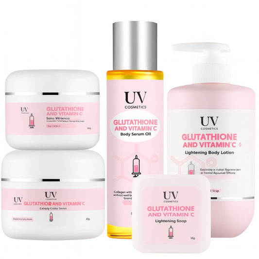 UV Cosmetics Glutathione & Vitamin C Brightening Skincare Set