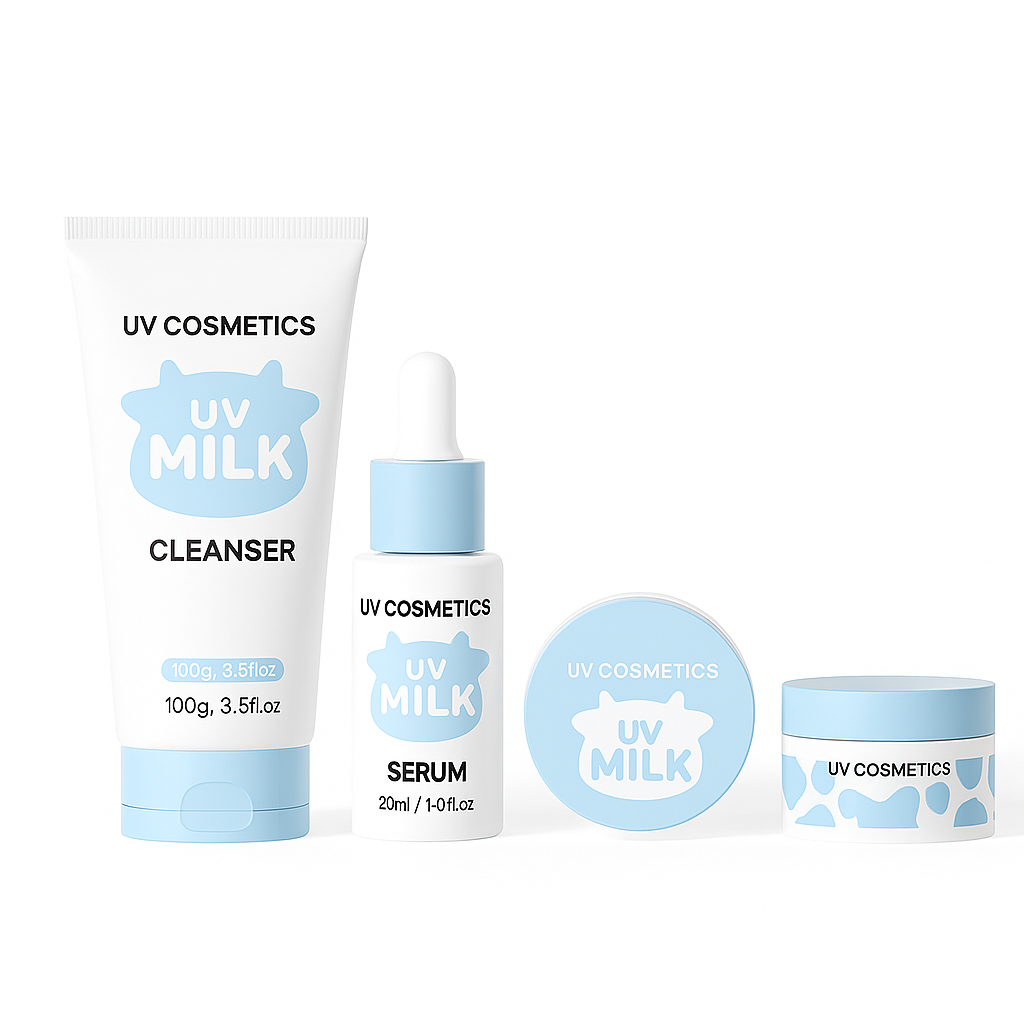 UV Cosmetics – Milk Glow Skincare Trio